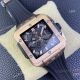 BBF Super Clone Hublot Square Bang Unico Rose Gold Titanium Black Strap (2)_th.jpg